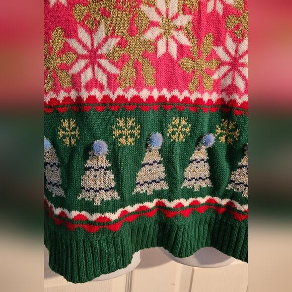 Woman's Ugly Christmas Sweater Size XL - Picture 3 of 5